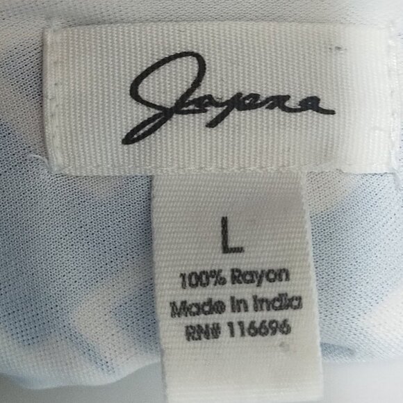 NWT Japna Short Puff Sleeve Off Shoulder Geometric Tie Back Fit & Flare Dress L - Picture 6 of 7